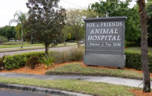 fox and friends animal hospital signage